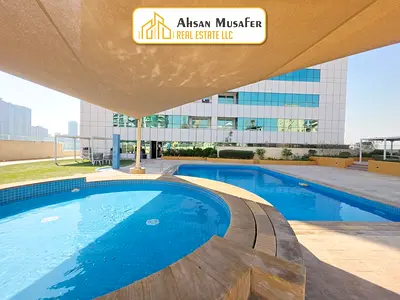 One month Free •Open Seeview 2bhk Flat Al Khan Corniche Sharjah.Free parking •gym,pool free • Central AC • Open view • Near Al Khan Corniche Area•