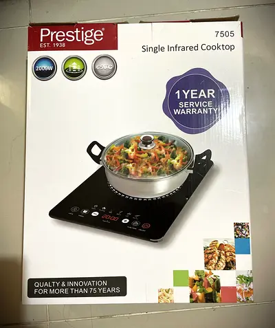 Prestige Infrared Induction Cooktop (2000W) for sale