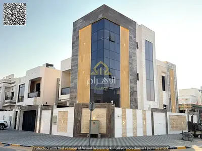 بسعر شامل رسوم التسجيل والتمليك للبيع علي شارع الشيخ محمد بن زايد فيلا طابقين وروف