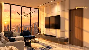 HIGH FLOOR | DOWNTOWN VIEWS | DESIGNER INTERIORS