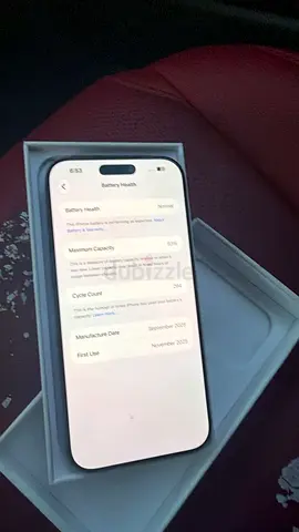 iPhone with box — good condition