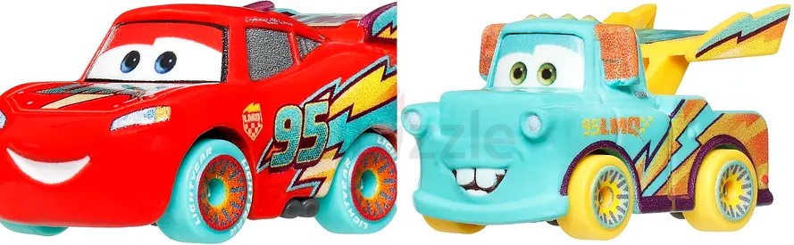 Disney Pixar Cars Lightning McQueen and Tow Mater die-cast