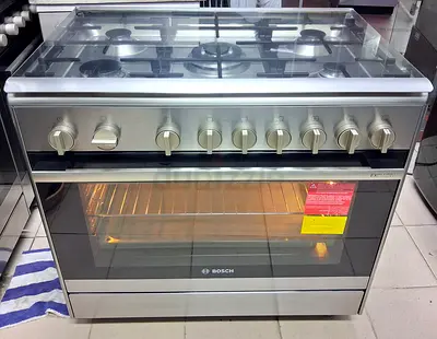Bosch 5 Burner Full Gas Cooker Range. Made Italy. 90Cm.