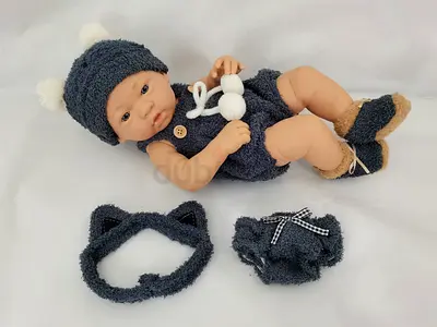 Realistic Baby Doll with Outfit and Accessories - Like New