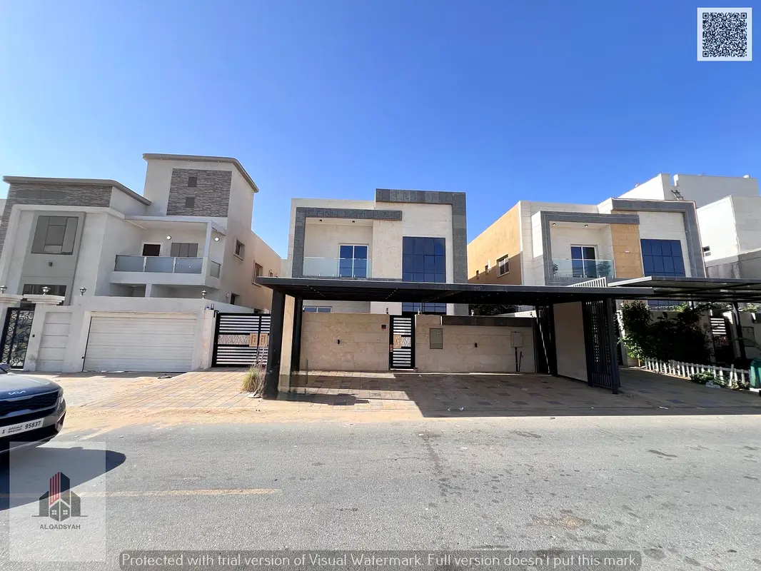Villa for sale in the Al Zahia area, priced at 1.5 million [AED]. The price includes water, electri