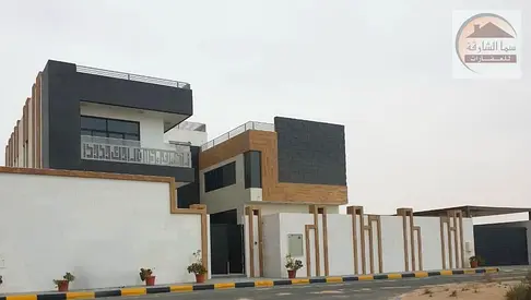 Exceptional Luxury Villa for Sale in Al Ruqaiba, Sharjah | Natural Stone Finishes, Private Swimming