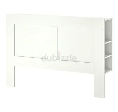 Ikea head board with storage compartment brimnes.