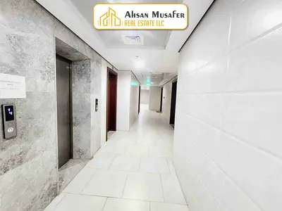 //A.C FREE BRAND NEW BUILDING+PARKING FREE+ONE MONTH FREE+MAID ROOM ALSO HAVE+2 MASTER ROOMS//2BHK WITH 3WASHROOMS AVAILABLE//6CHQS// EASY EXIT TO DUBAI NEAR SAHARA CENTRE AND NEAR RTA BUS STOP LAST U