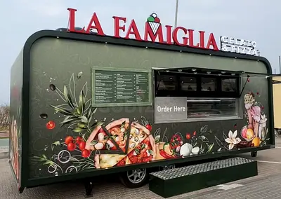 Fully equipped pizza&gelato food truck from owner (al Assri production)
