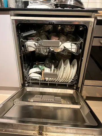 Used stainless steel built-in dishwasher in working condition