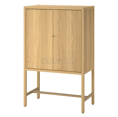 IKEA STOCKHOLM 2025 Oak Cabinet with 2 Doors – Excellent Condition