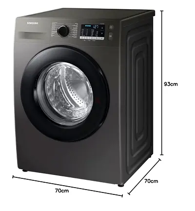 Samsung Front Load Washing Machine - 8kg, Gray, Excellent Condition