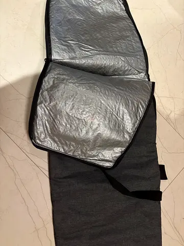 surfboard keyboard travel bag — grey, lightly used
