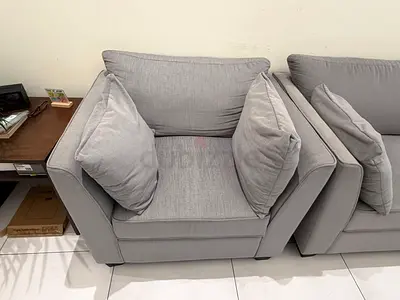 Light grey 3+2+1 Sofa for Sale