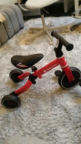 Babycare red 3-wheel balance bike for toddlers - good condition