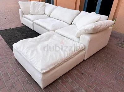 Selling high quality Klektic feather 🪶 filled Sofa with footstool