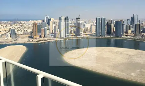 بنت هاوس للبيع أو للإيجار | غرفة خادمة واسعة | صالة حرف L | بلكونة أمامية جانبية | طابق مرتفع | إطلالة بانورامية على بحيرة الخان و الممزر