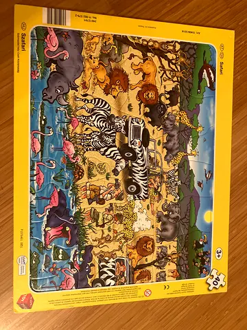 Safari 40-piece Jigsaw Puzzle - Kids Puzzle (3+)
