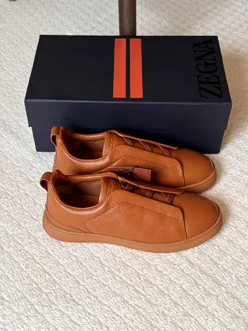 ZEGNA BROWN SHOES