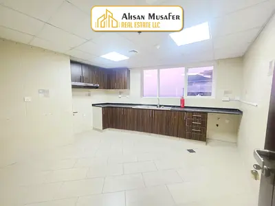 (Big Offer)One Month Free+Seeview 3bhk Flat+One parking Free gym pool free • Central AC • Near Al Khan Corniche Area• Easy access to Dubai & Ajm