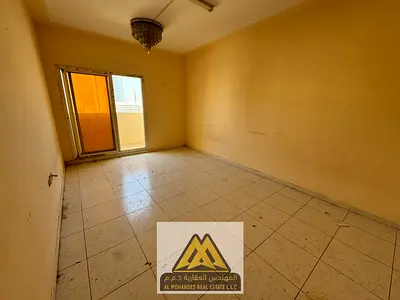 Annual rental in Liwara 2, Ajman. 1 bedroom, living room, balcony, central AC, near bus station and