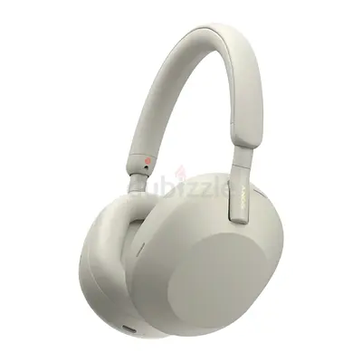 Sony Wireless Noise Cancelling Headphones, Silver - WH-1000XM5