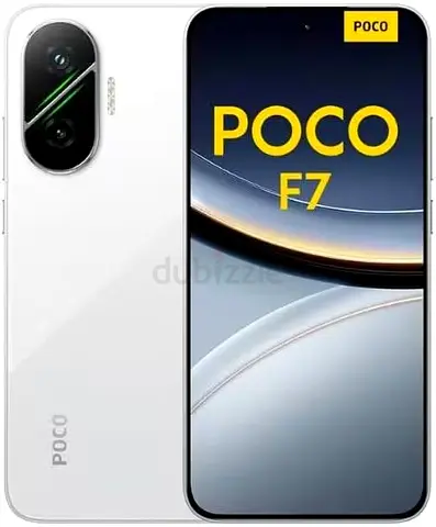 POCO F7 - White, Good Condition, Like new  extra clean use,  indian  7500mah battery