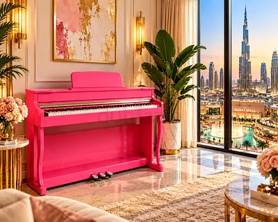 Pink Digital Piano – 88 Keys
