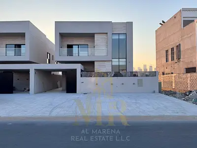 For sale: A distinctive villa in Al Helio, featuring a modern design and high-quality finishes—perfect for those who value sophistication and privacy.