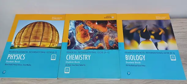 Pearson Edexcel IGCSE Physics, Chemistry & Biology Student Books (set of 3)