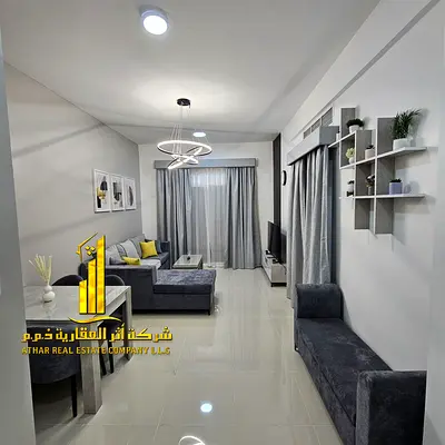 🏡 أفخم شقة غرفة وصالة مفروشة بالكامل VIP في الجرف 2 –مقابل مدرسة الأقصى وبالقرب من جامعة عجمان وسهل المخرج لدبي والشارقة✨  ✨ شقة أنيقة ومجهزة بالكامل