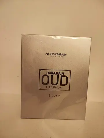 Haramain Oud Pure Perfume Silver