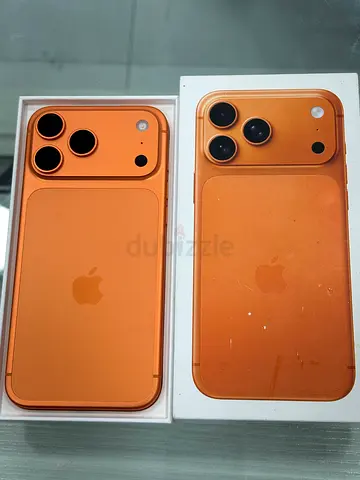 i phone 17 pro max big offer only 1day use orenge colour TDRA battary 100% cycle 0