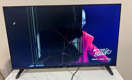 NIKAI 50” Smart TV - Broken Screen - For Parts