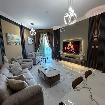 1BHK furnished apartment in Ajman | Real photos | clean furniture | Similar units subject to availability | Gym, pool & parking