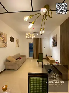 Fully furnished 2BR apartment for annual rent in City Towers Nuaimiya 3, master room, 3 baths, balco
