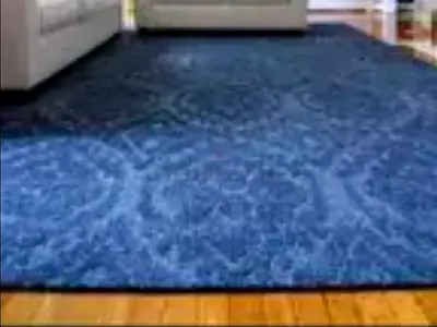 Brand pottery barn Large Navy Blue Patterned Area Rug