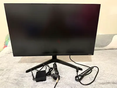 Samsung 24-inch LED Monitor with Stand and Power Cable — Good Condition