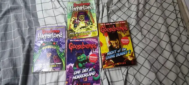 Goosebumps books for only 10 dhs 💰 🤑 💸  BIG SALE