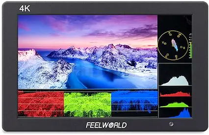 FEELWORLD T7 PLUS 7" 3D LUT On-camera Field Monitor with 4K HDMI Input/Output IPS 1920x1200 Rugged A