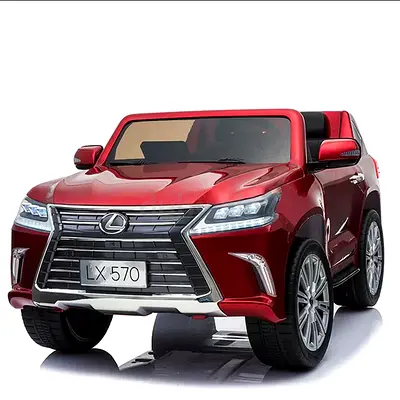 LX-570 Kids Electric Ride On with Remote Control 4x4 Eva Plus Leather (Painted Red)