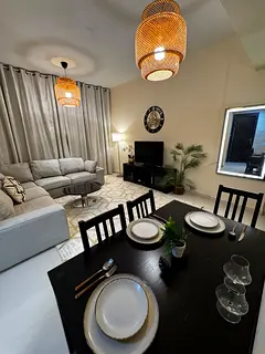 Furnished One-bedroom apartment for monthly rent in Ajman - Al Humaidiya | Stylish and tidy furnishi