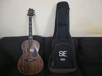 PRS SE P20E Acoustic Electric Guitar – Vintage Mahogany (Mint Condition + Original Gig Bag)