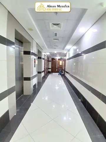 (NEW BUILDING)LAVISH 1BHK APARTMENT//FAMILY BUILDING//WITH CAN PARKING FREE//WITH 2 BATHROOMS//ON PRIME LOCATION// EASY EXIT TO DUBAI//WITH 6 CHQS //