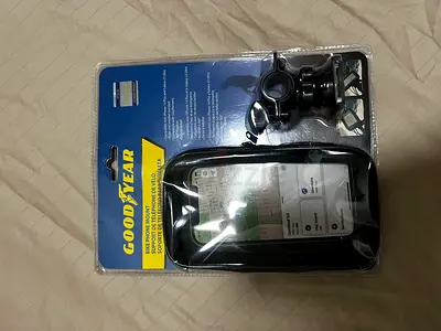Goodyear universal bike phone holder with handlebar mount (new, sealed)