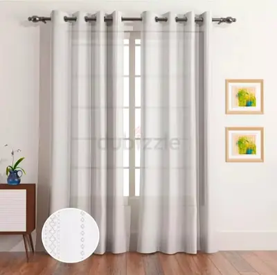 Sara 2-Piece Sheer Curtain Set 140 × 240 cm