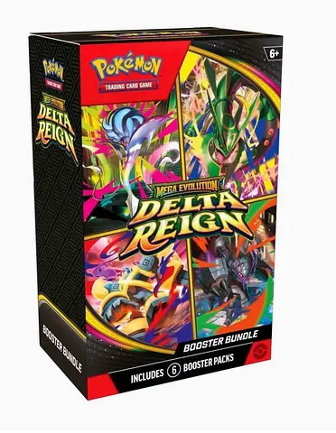 Pokémon TCG Mega Evolution Delta Reign Booster Bundle - 6 Booster Packs (Sealed) early access