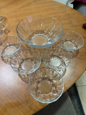 Clear Glass Bowl set