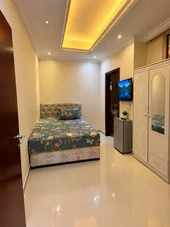Available new villa and new single partition with smart tv and fridge in Abu Bakr Al siddique