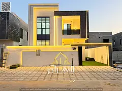 Luxury villa featuring a majlis, a living area, and 4 master bedrooms. Includes a large courtyard an
